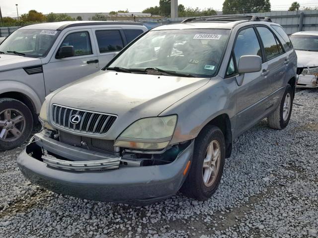 JTJGF10U010095132 - 2001 LEXUS RX 300 GRAY photo 2