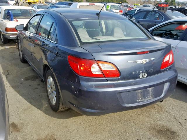 1C3LC46K18N151274 - 2008 CHRYSLER SEBRING LX BLUE photo 3