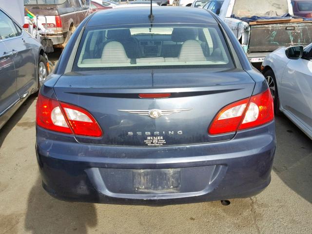 1C3LC46K18N151274 - 2008 CHRYSLER SEBRING LX BLUE photo 9