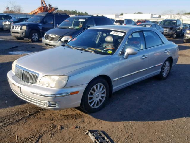 KMHFU45E74A367256 - 2004 HYUNDAI XG 350 SILVER photo 2