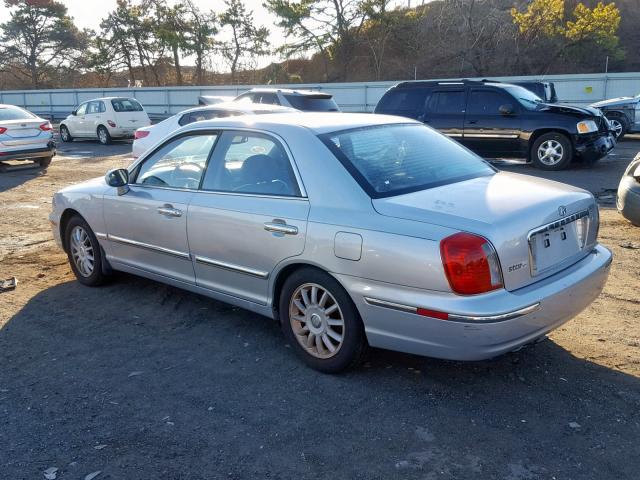 KMHFU45E74A367256 - 2004 HYUNDAI XG 350 SILVER photo 3