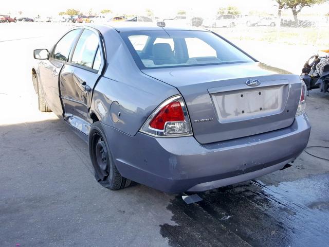 3FAHP06Z47R188123 - 2007 FORD FUSION S GRAY photo 3