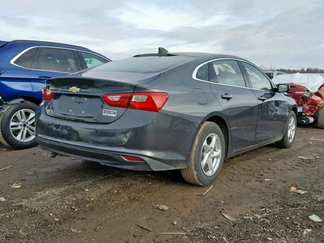 1G1ZB5ST4JF224546 - 2018 CHEVROLET MALIBU LS GRAY photo 4