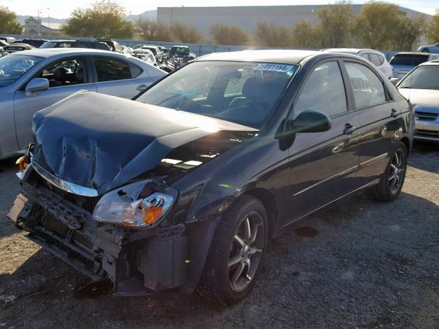 KNAFE121475395141 - 2007 KIA SPECTRA EX BLACK photo 2