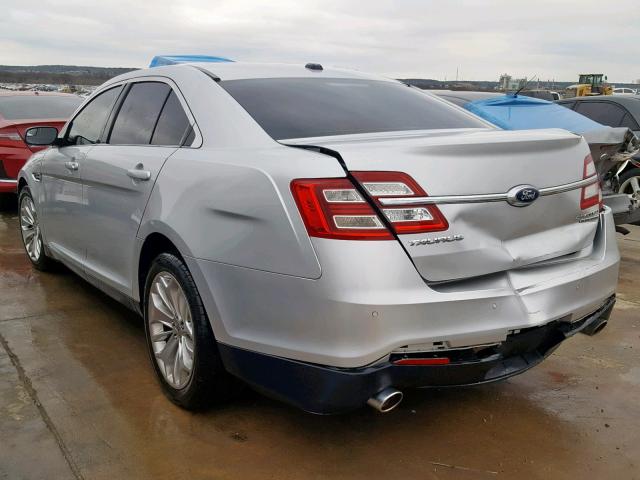 1FAHP2F82EG163485 - 2014 FORD TAURUS LIM SILVER photo 3