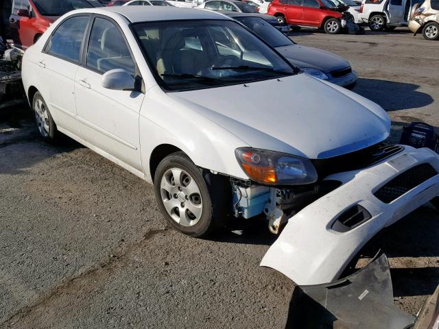 KNAFE221595657953 - 2009 KIA SPECTRA EX WHITE photo 1