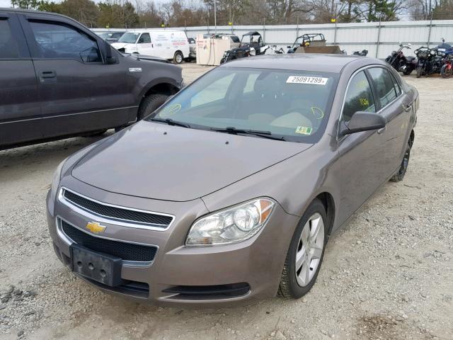 1G1ZA5EU9CF141270 - 2012 CHEVROLET MALIBU LS BROWN photo 2