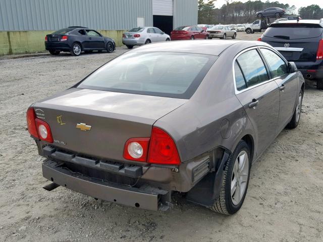 1G1ZA5EU9CF141270 - 2012 CHEVROLET MALIBU LS BROWN photo 4