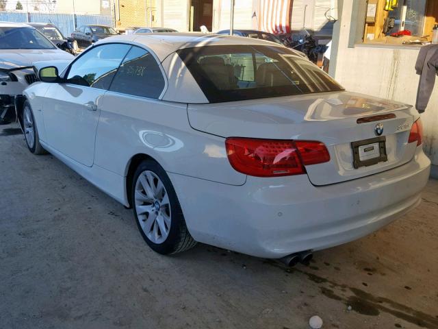 WBADW7C53DE733603 - 2013 BMW 328 I SULE WHITE photo 3