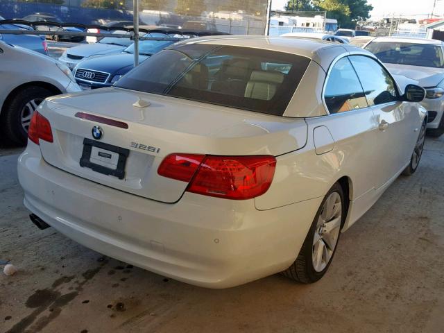 WBADW7C53DE733603 - 2013 BMW 328 I SULE WHITE photo 4