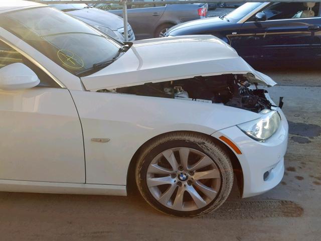 WBADW7C53DE733603 - 2013 BMW 328 I SULE WHITE photo 9