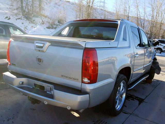 3GYVKMEF4AG160944 - 2010 CADILLAC ESCALADE E SILVER photo 4