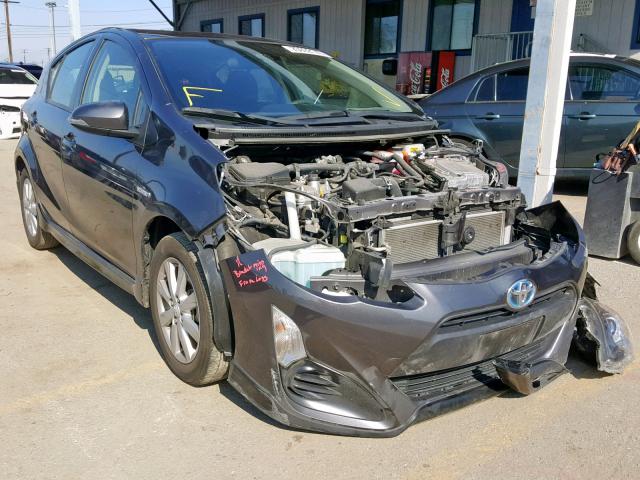 JTDKDTB31H1596554 - 2017 TOYOTA PRIUS C GRAY photo 1