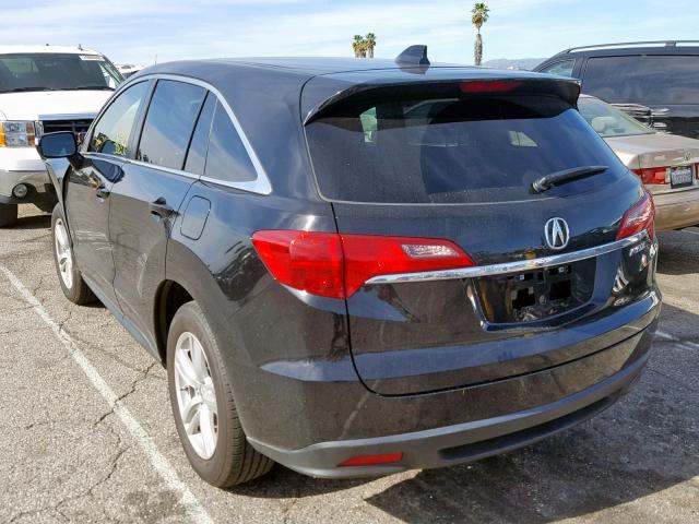 5J8TB3H52FL010692 - 2015 ACURA RDX TECHNO BLACK photo 3