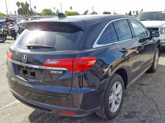 5J8TB3H52FL010692 - 2015 ACURA RDX TECHNO BLACK photo 4