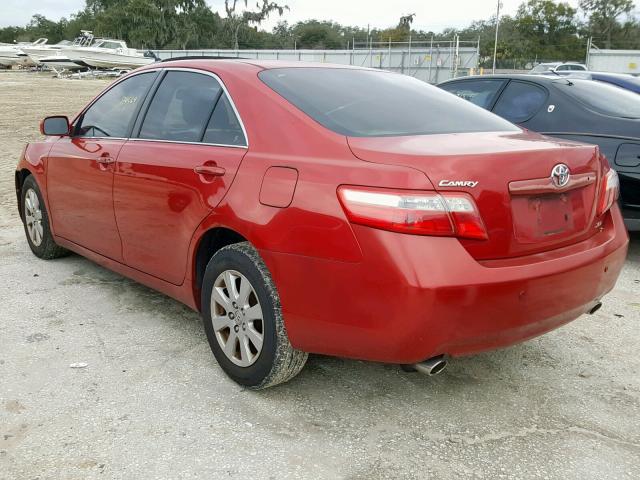 4T1BK46K59U076852 - 2009 TOYOTA CAMRY SE RED photo 3