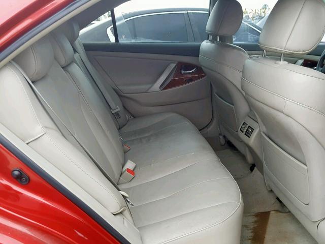 4T1BK46K59U076852 - 2009 TOYOTA CAMRY SE RED photo 6