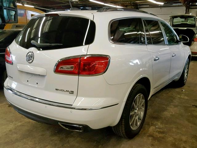 5GAKVBKD0HJ157539 - 2017 BUICK ENCLAVE WHITE photo 4