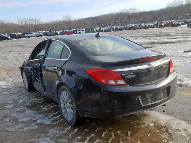 2G4GS5EK9C9206469 - 2012 BUICK REGAL PREM BLACK photo 3