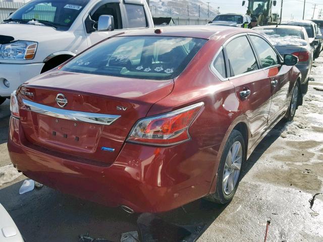 1N4AL3AP3EC149944 - 2014 NISSAN ALTIMA RED photo 4