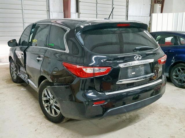 5N1AL0MN9DC303375 - 2013 INFINITI JX35 BLACK photo 3