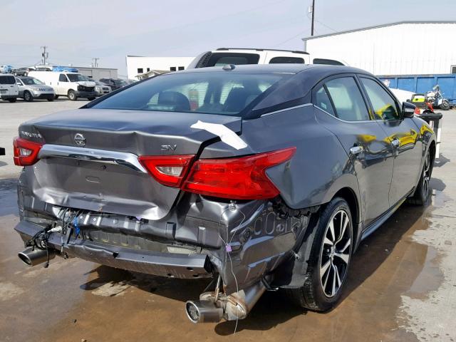 1N4AA6APXJC361712 - 2018 NISSAN MAXIMA 3.5 GRAY photo 4