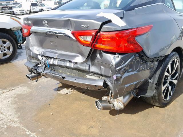 1N4AA6APXJC361712 - 2018 NISSAN MAXIMA 3.5 GRAY photo 9