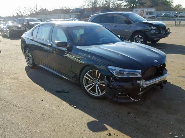 WBA7F2C55JG424358 - 2018 BMW 750 XI BLACK photo 1