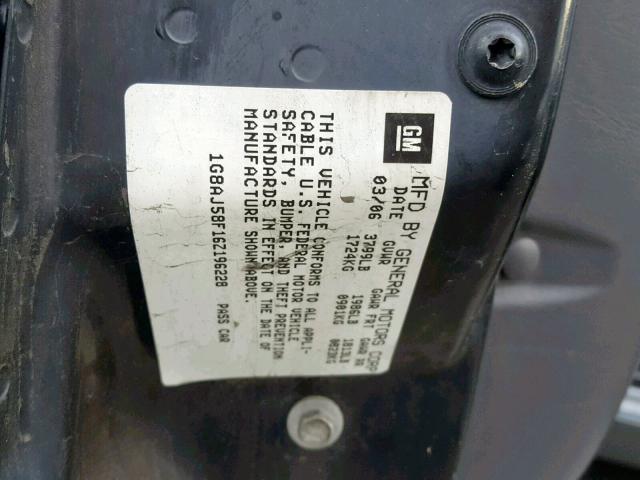 1G8AJ58F16Z196228 - 2006 SATURN ION LEVEL GRAY photo 10