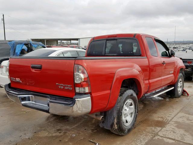 5TFTU4GN5DX040677 - 2013 TOYOTA TACOMA PRE RED photo 4