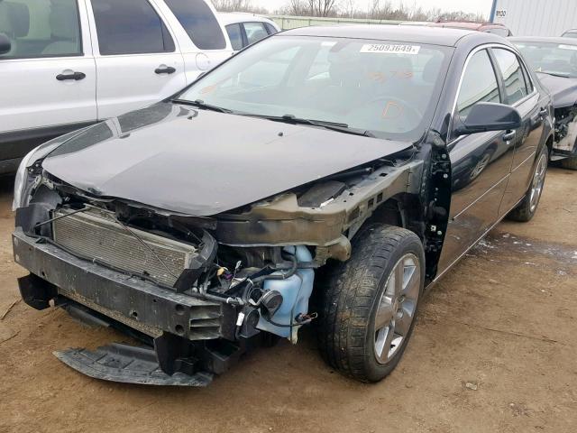 1G1ZD5E16BF277433 - 2011 CHEVROLET MALIBU 2LT BLACK photo 2