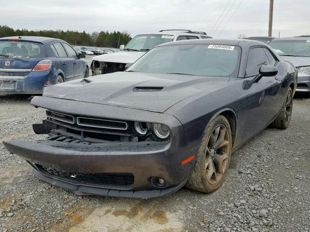 2C3CDZBG1FH900964 - 2015 DODGE CHALLENGER CHARCOAL photo 2