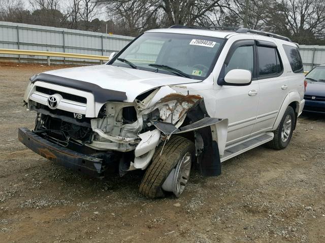 5TDBT48AX6S273554 - 2006 TOYOTA SEQUOIA LI WHITE photo 2