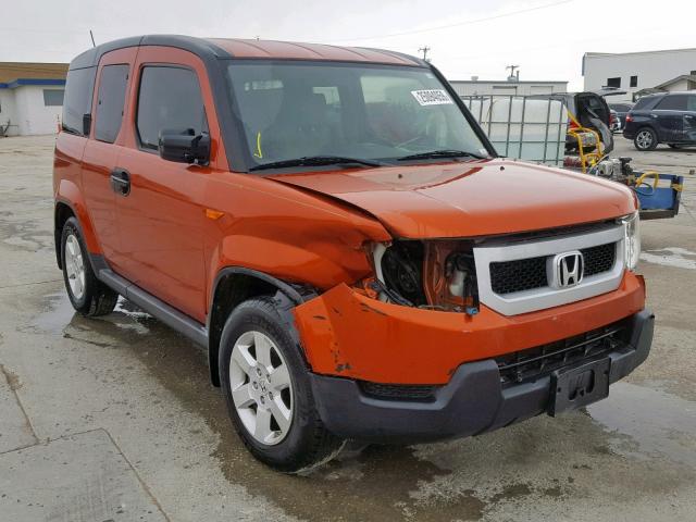 5J6YH1H73AL005304 - 2010 HONDA ELEMENT EX ORANGE photo 1