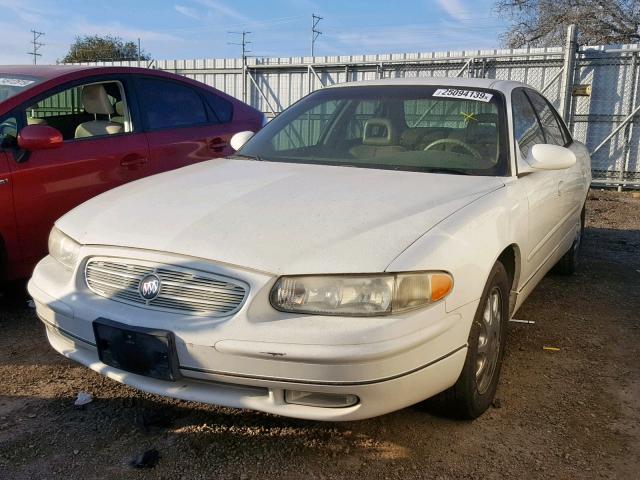 2G4WB55K921110897 - 2002 BUICK REGAL LS WHITE photo 2