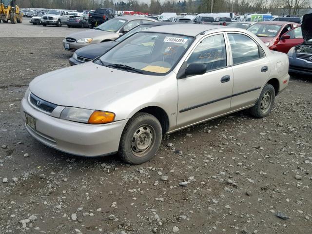 JM1BC1414W0214667 - 1998 MAZDA PROTEGE DX TAN photo 2