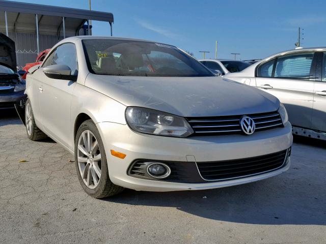 WVWBW7AH6CV016344 - 2012 VOLKSWAGEN EOS KOMFOR SILVER photo 1