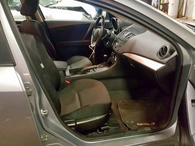 JM1BL1V73C1671396 - 2012 MAZDA 3 I SILVER photo 5