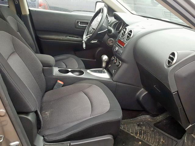 JN8AS58V78W114196 - 2008 NISSAN ROGUE S GRAY photo 5