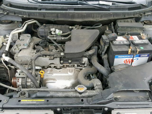 JN8AS58V78W114196 - 2008 NISSAN ROGUE S GRAY photo 7