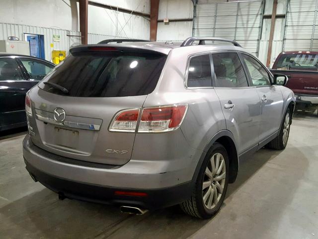 JM3TB28A890166321 - 2009 MAZDA CX-9 SILVER photo 4