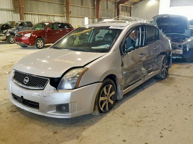 3N1AB6AP7BL712138 - 2011 NISSAN SENTRA 2.0 SILVER photo 2