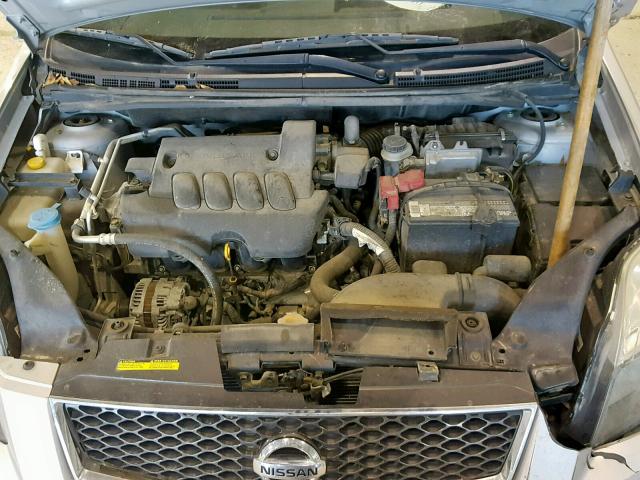 3N1AB6AP7BL712138 - 2011 NISSAN SENTRA 2.0 SILVER photo 7