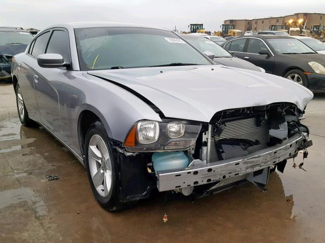 2C3CDXHG0EH347315 - 2014 DODGE CHARGER SX GRAY photo 1