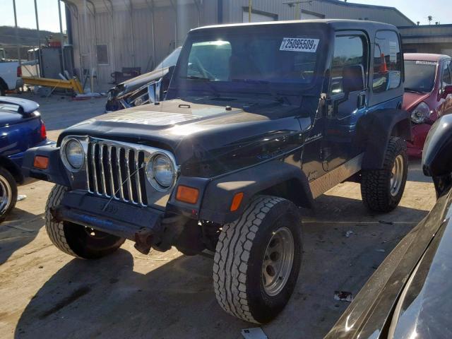 1J4FA39S42P742841 - 2002 JEEP WRANGLER / BLACK photo 2