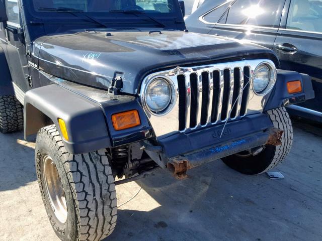 1J4FA39S42P742841 - 2002 JEEP WRANGLER / BLACK photo 9