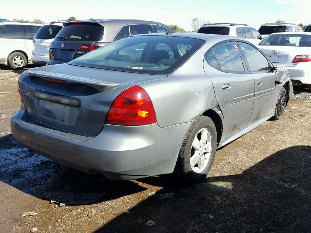 2G2WP552681192672 - 2008 PONTIAC GRAND PRIX GRAY photo 4