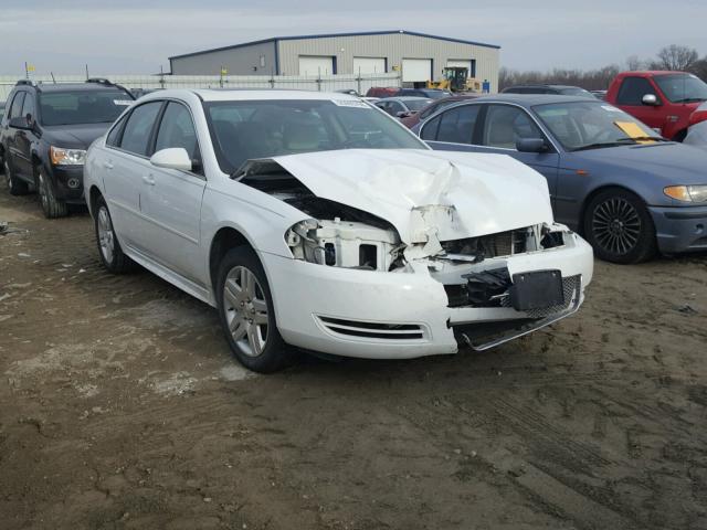 2G1WB5E32E1181143 - 2014 CHEVROLET IMPALA LIM WHITE photo 1