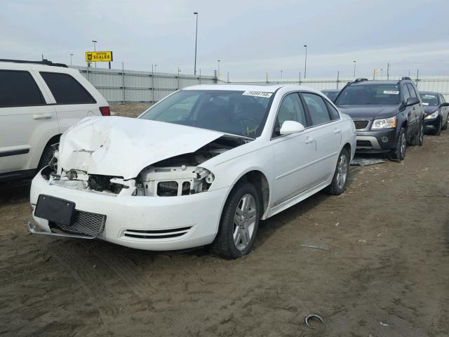 2G1WB5E32E1181143 - 2014 CHEVROLET IMPALA LIM WHITE photo 2