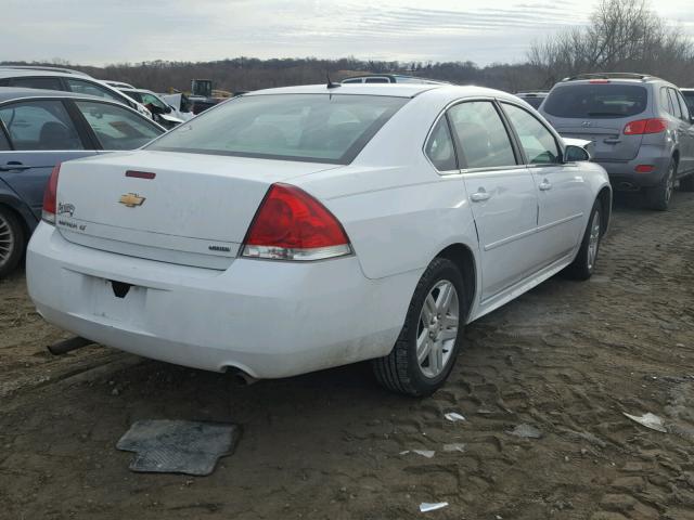 2G1WB5E32E1181143 - 2014 CHEVROLET IMPALA LIM WHITE photo 4